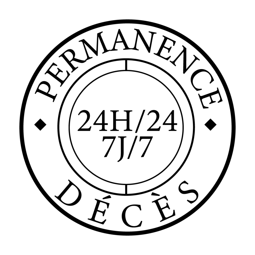 picto permanence décès 24/24 et 7j/7